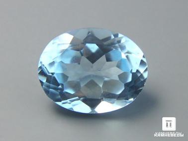 Топаз. Топаз голубой, огранка 9х7х4,5 мм (2,2 ct)