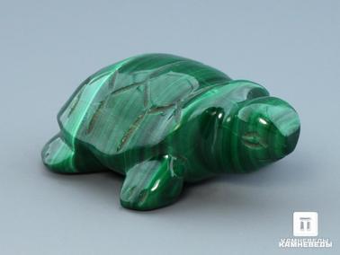 Малахит. Черепаха из малахита, 5,3х4х2,2 см