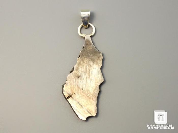 Кулон из метеорита Чинге, 5х1,8х0,2 см, 40-79/26, фото 2