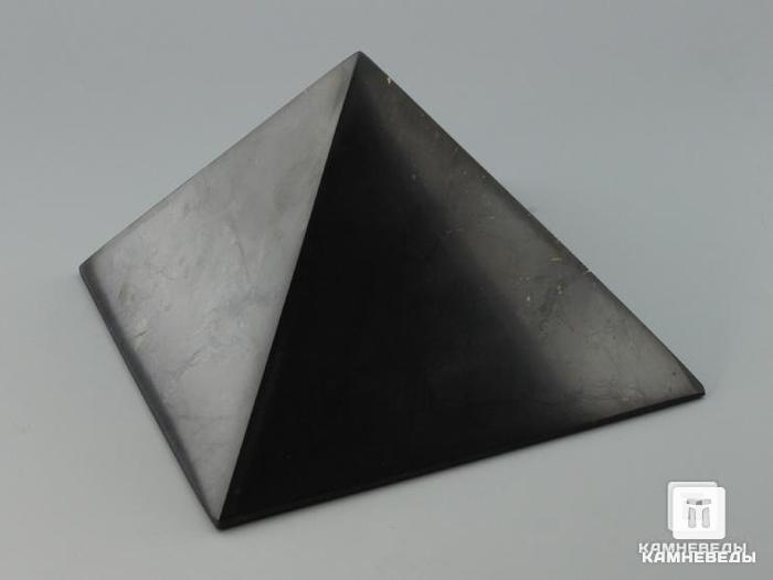 Пирамида из шунгита, полированная 14х14 см, 20-44/7, фото 1