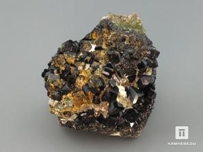 Андрадит, Гранат, Меланит (чёрный гранат). Андрадит (меланит), 5,2х4,7х3,5 см