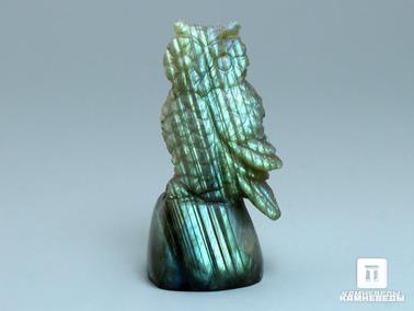 Лабрадор. Сова из лабрадора, 5,8х3х2,5 см