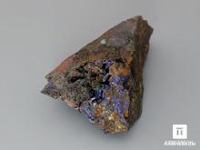 Азурит на породе, 5,3х3,7х2,3 см