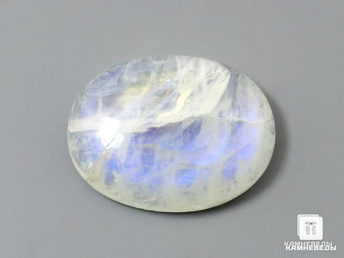 Лунный камень, кабошон 2,4х1,7х0,7 см, 9-58/29, фото 2