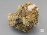 Скипетровидные кристаллы кварца с кальцитом и пиритом на породе, 12х9,5х9,4 см, 10-70/54, фото 2