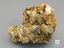 Скипетровидные кристаллы кварца с кальцитом и пиритом на породе, 12х9,5х9,4 см, 10-70/54, фото 1