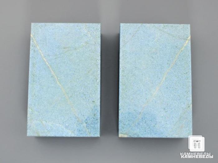 Шкатулка из виолана (голубой диопсид), 10,1х6,3х3,6 см, 25-29, фото 4