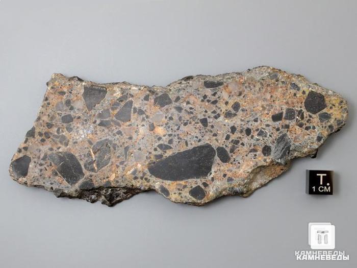 Импактит из метеоритного кратера Янисъярви, 13,3х5х1,2 см, 10-285/11, фото 2