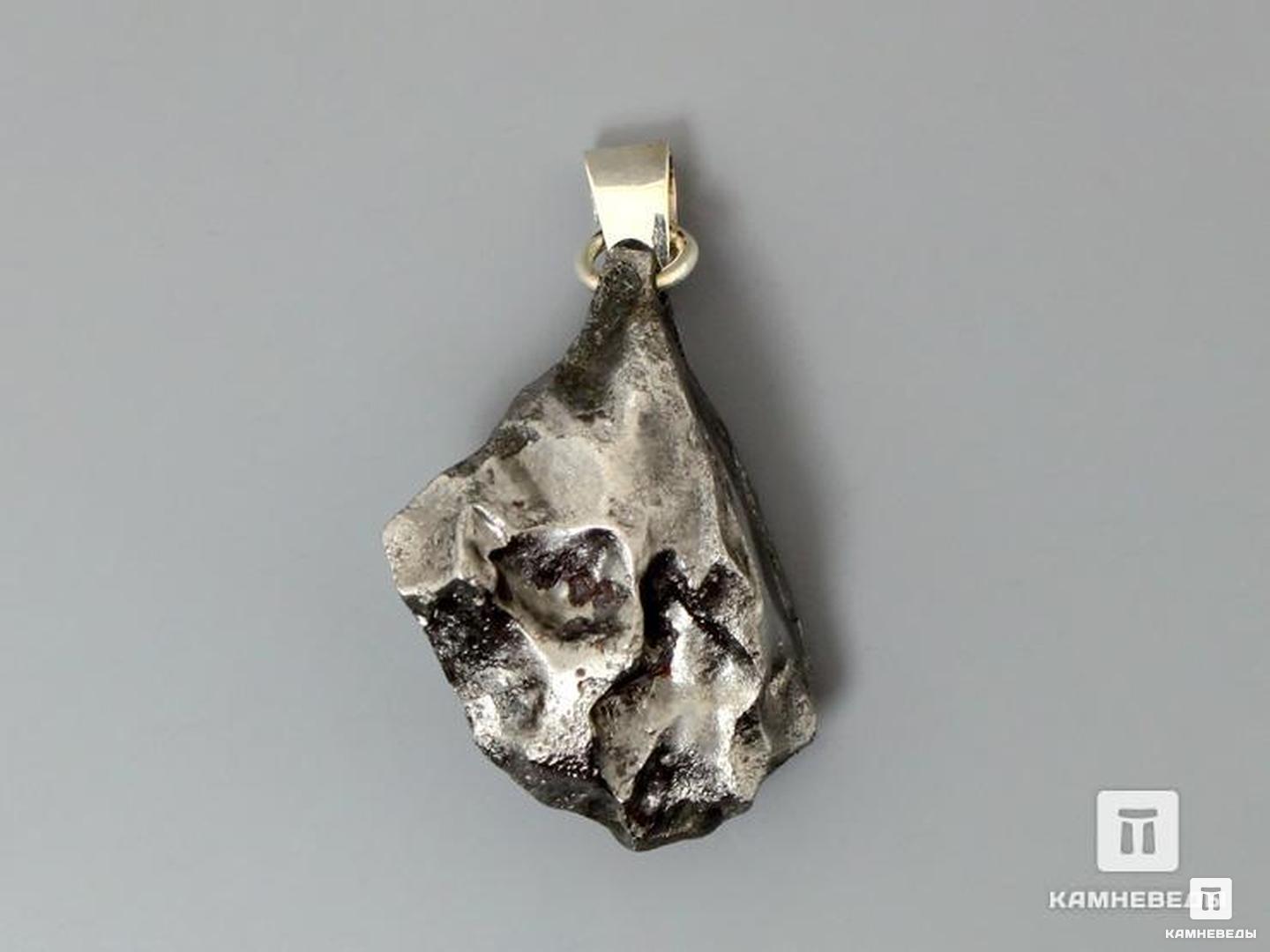 Кулон из метеорита Сихотэ-Алинь, индивидуал 3,3х1,9х1,8 см, 40-79/45, фото 2