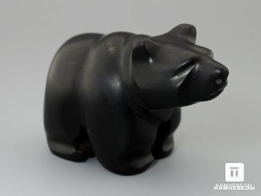 Гагат. Медведь из гагата, 8,7х5,8х4,4 см