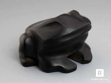 Гагат. Лягушка из гагата, 6,5х5,7х4 см
