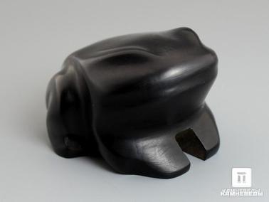 Гагат. Лягушка из гагата, 4,8х3,9х3 см