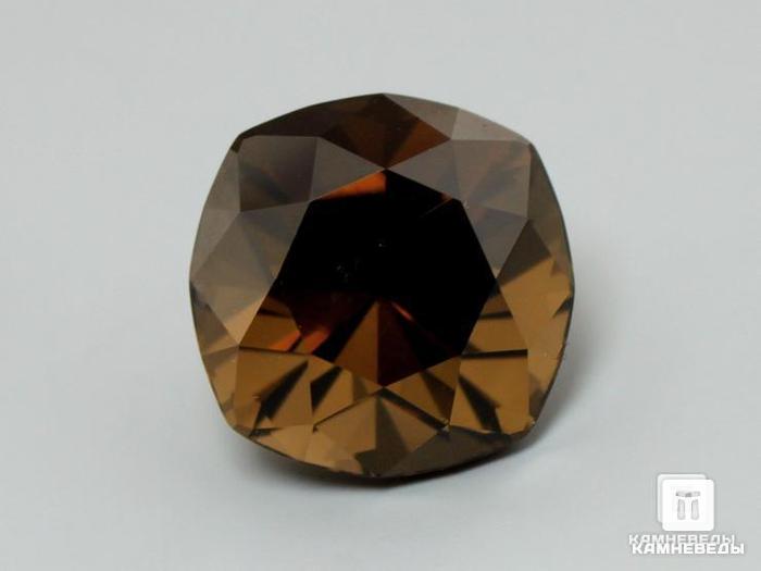 Раухтопаз (дымчатый кварц), огранка 16х16х13 мм (17,25 ct), 9-41/13, фото 1