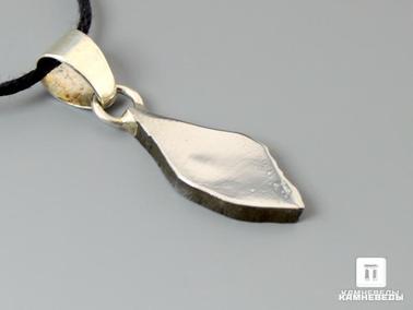 Метеориты. Кулон из метеорита Чинге, 2,4х0,9х0,2 см