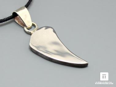 Метеориты. Кулон из метеорита Чинге, 2,9х1,3х0,2 см