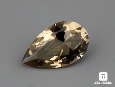 Дымчатый кварц, Раухтопаз. Раухтопаз (дымчатый кварц), огранка 16х10х6 мм (4,55 ct)