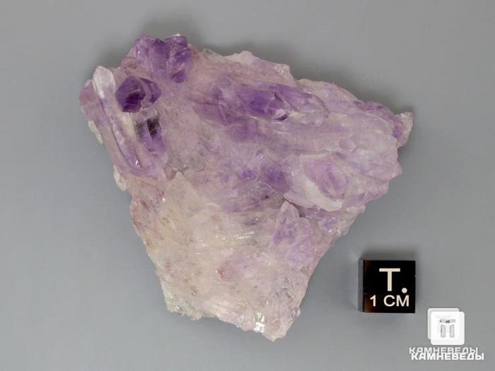 Аметист, друза 5,6х5х2,8 см, 10-167/80, фото 3