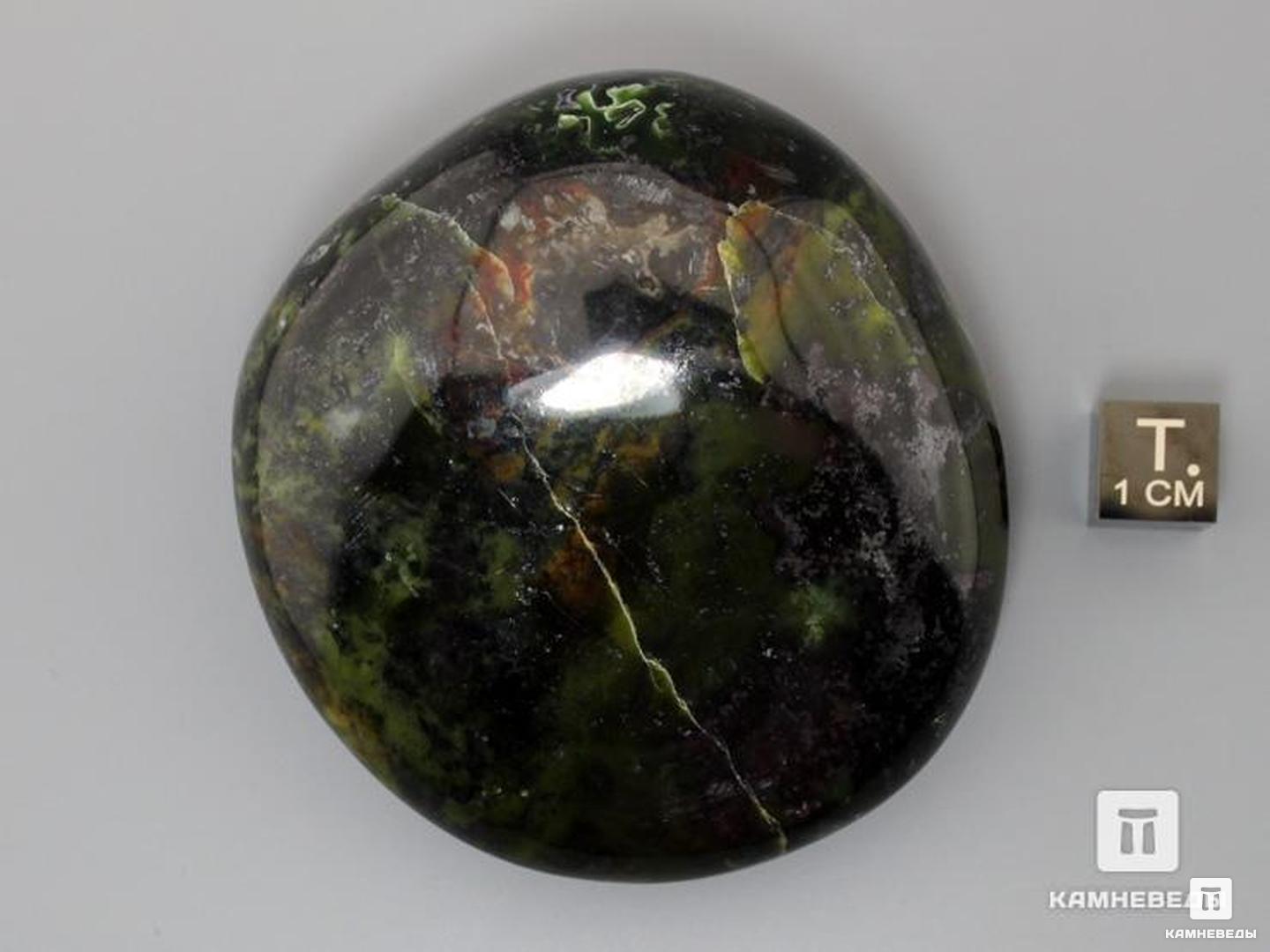 Хантигирит (тейский жад), полированная галька 6,5х6,2х3,1 см, 12-212/3, фото 2