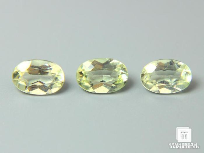 Берилл (гелиодор), огранка 6х4х3 мм (0,45 ct), 9-40/64, фото 2