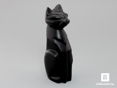 Гагат. Кошка из гагата, 10,3х4,4х3,5 см