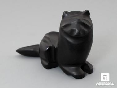 Гагат. Соболь из гагата, 6,7х5,2х2,9 см