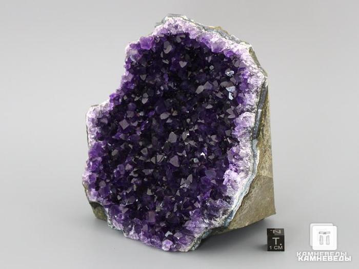 Аметист, друза 13х12,1х7,6 см, 10-167/107, фото 2