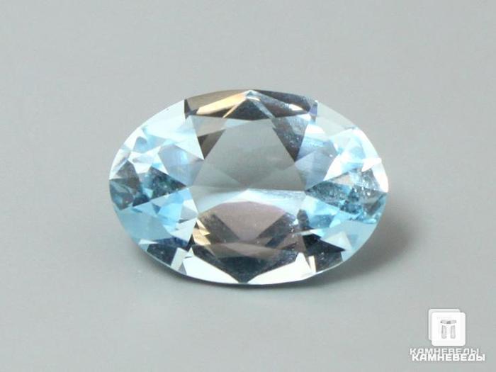Топаз голубой, огранка 12х9х5 мм (4,1 ct), 9-38/81, фото 1