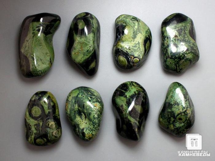 Яшма Kabamba (крокодиловая), галтовка 3-3,5 см, 12-44/2, фото 1
