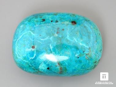 Хризоколла. Хризоколла, полированная галька 7х4,9х3,6 см