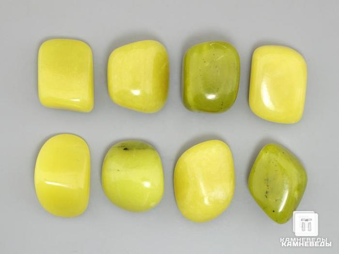 Серпентинит желто-виноградный, галтовка 2-2,5 см, 12-109/1, фото 1