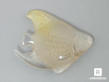 Халцедон. Рыба из халцедона, 4,5х3,5х1 см