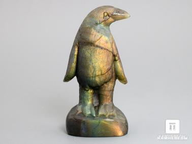 Лабрадор. Пингвин из лабрадора, 7,3х3,6х2,7 см