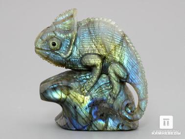 Лабрадор. Хамелеон из лабрадора, 6,5х5,8х2,6 см