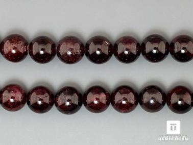 Альмандин, Гранат. Бусины из альмандина (граната), 60 шт. на нитке, 7-8 мм