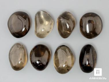 Дымчатый кварц, Раухтопаз. Раухтопаз (дымчатый кварц), галтовка 2,5-3 см