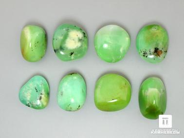 Хризопраз. Хризопраз (высший сорт), галтовка 1,5-2 см