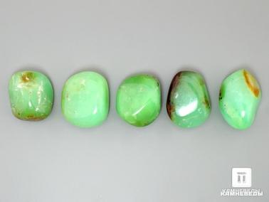 Хризопраз. Хризопраз (высший сорт), галтовка 2,5-3 см