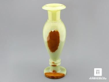 Оникс мраморный. Ваза из оникса мраморного, 30х9,5 см