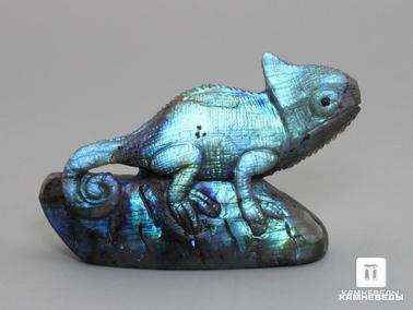 Лабрадор. Хамелеон из лабрадора, 8,8х5,6х2,6 см