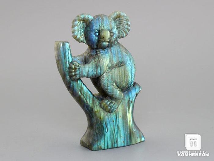Коала из лабрадора, 9,2х5,8х2,4 см, 23-185/1, фото 2