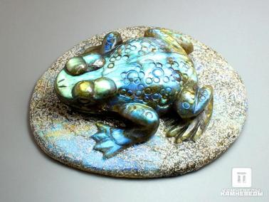 Лабрадор. Лягушка из лабрадора, 10,6х8,6х2,9 см
