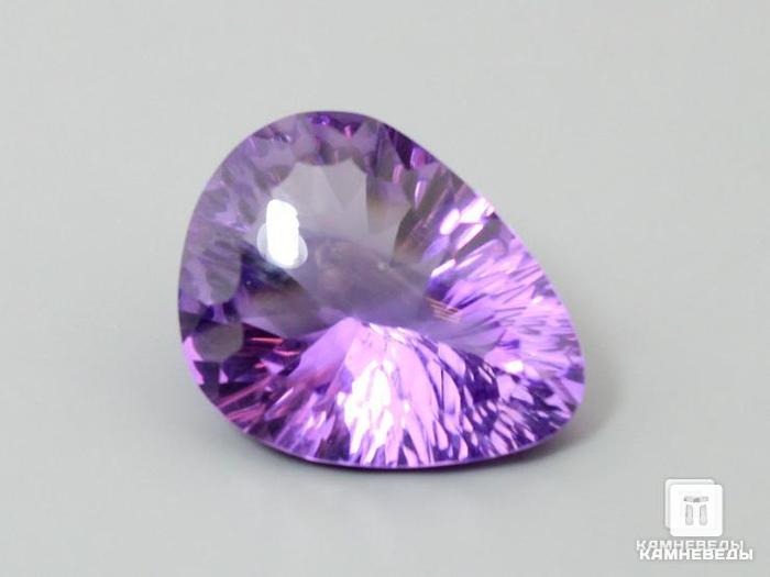 Аметист, огранка 17,5х13,5х8,5 мм (9,6 ct), 9-4/24, фото 2