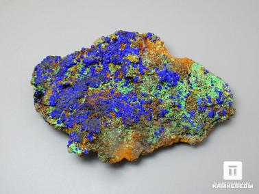 Азурит, Малахит. Азурит с малахитом, 10,5х7х2,2 см