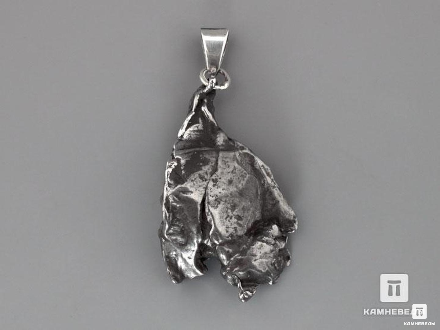 Кулон из метеорита Сихотэ-Алинь, осколок 3,7х2,3х0,8 см, 40-142/15, фото 2