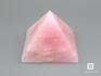 Пирамида из розового кварца, 9х9х6,5 см, 20-14/5, фото 2