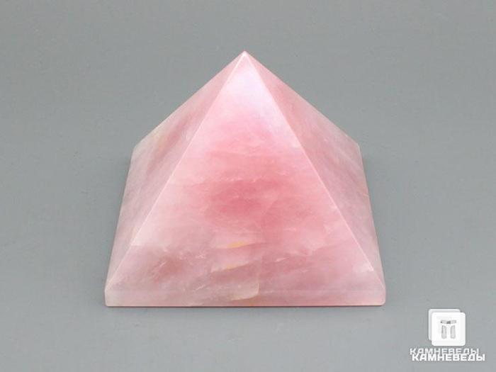 Пирамида из розового кварца, 9х9х6,5 см, 20-14/5, фото 2