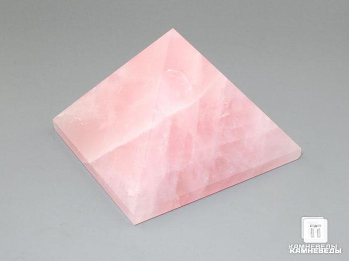 Пирамида из розового кварца, 9х9х6,5 см, 20-14/5, фото 1
