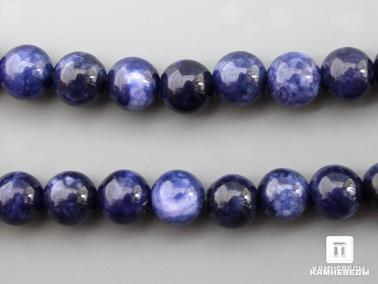 Содалит. Бусины из содалита, 64 шт. на нитке, 6-7 мм
