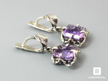 Аметист. Серьги с аметистом, огранка