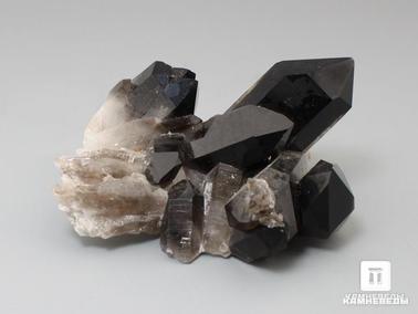 Дымчатый кварц, Раухтопаз. Раухтопаз (дымчатый кварц), друза 5-7 см